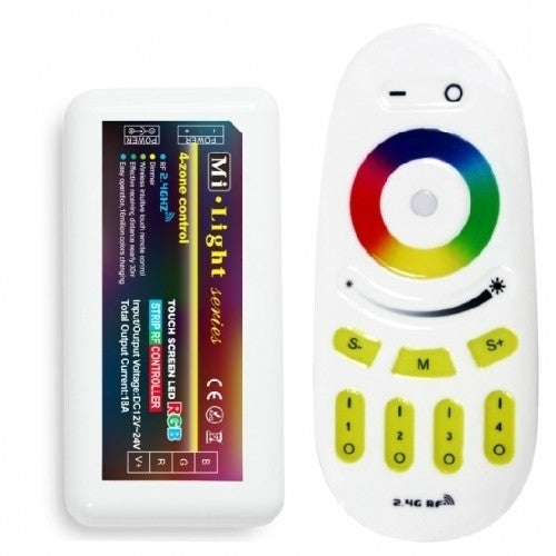 4-zone RGB ledstrip touch RF controller SET 4-zone RGB ledstrip touch RF controller SET
